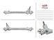 Рульова рейка без ГПК нова TOYOTA PRIUS 2009-2012, Prius