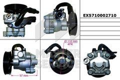 Насос ГПК новий HYUNDAI ATOS 01-,ATOS PRIME 99-, Hyundai ATOS 2001-, Hyundai ATOS PRIME 1999-