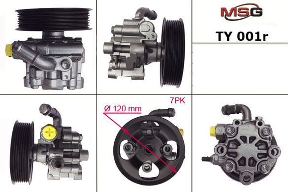 Насос ГУР Lexus Rx TY001R, Lexus Rx, Toyota Avensis, Toyota Camry, Toyota Land Cruiser, Toyota Rav 4, Toyota Ipsum, Toyota Picn