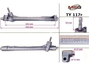 Рульова рейка без ГУР Toyota Rav 4 TY117R, Rav 4