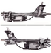 Рульова рейка з ЭУР Audi A3 VW115R, Audi A3, Seat Leon, VW Golf
