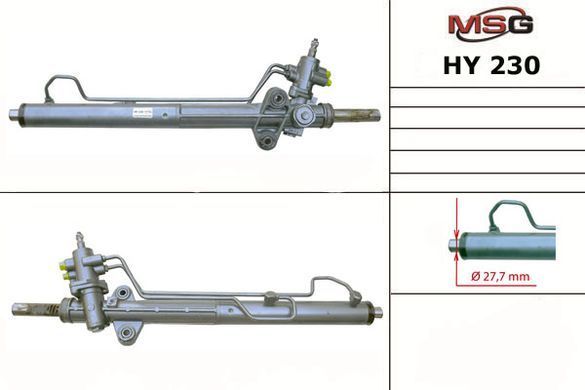 Рульова рейка з ГПК нова HYUNDAI H-1 / STAREX 04-07, Hyundai H-1 / STAREX 2004-2007