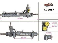 Рульова рейка з ГУР Fiat Doblo FI205R, Doblo