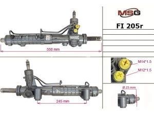 Рульова рейка з ГУР Fiat Doblo FI205R, Doblo