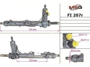 Рульова рейка з ГУР Fiat Multipla FI207R, Multipla
