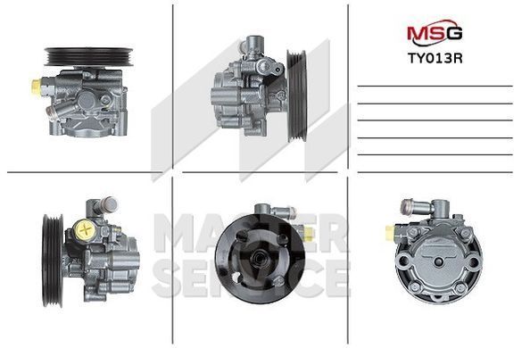 Насос ГПК відновлений LEXUS ES 2001-2006 TY013R, Lexus ES 2001-2006, Toyota Camry 2003-2006, Toyota шкив напрессован