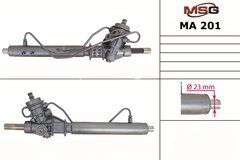 Рульова рейка з ГПК відновлена MAZDA 323 S V (BA) 94-98 MA201R.4