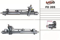 Рульова рейка з ГПК нова FORD ESCORT (AVL) 95-01 FO205, Ford ESCORT 1995-2001, Ford ESCORT VII 1995-1998