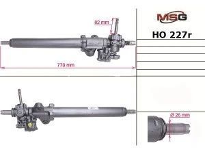 Рульова рейка з ГУР Honda Civic HO227R, Civic