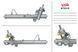 Рульова рейка з ГПК відновлена GEELY FC 06-;EMGRAND EC 12- BY201R, Geely FC 2006-, Geely EMGRAND EC 2012-, Geely BYD F3 2005-2010, Lifan SOLANO 2007-