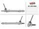 Рульова рейка без ГПК нова NISSAN QASHQAI (J10, JJ10E) 07-; NISSAN X-TRAIL (T31) 07-13, Qashqai