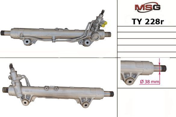 Рульова рейка з ГУР Lexus Lx TY228R, Lexus Lx, Toyota Land Cruiser