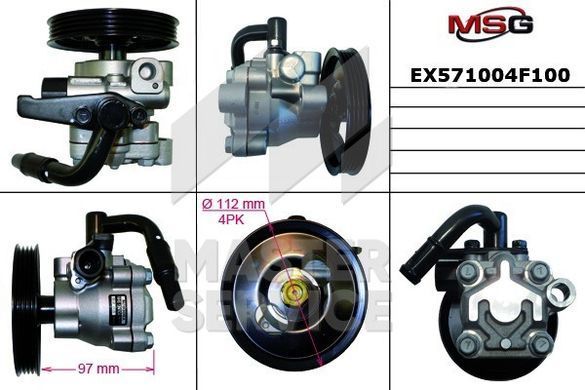 Насос ГПК новий HYUNDAI H-1 / Starex EX571004F100, Hyundai H-1 / STAREX 1997-2004, Hyundai H-100-04, Hyundai H100 2004-