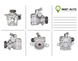Насос ГПК новий TOYOTA LAND CRUISER 100 98-, Toyota LAND CRUISER 100 1998-