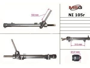 Рульова рейка без ГПК відновлена NISSAN QASHQAI (J10, JJ10E) 07-;NISSAN X-TRAIL (T31) 07-13, Qashqai