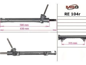 Рульова рейка без ГУР Renault Megane RE104R.7