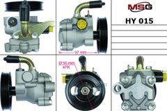 Насос ГПК новий HYUNDAI GETZ (TB) 05-09, Hyundai GETZ 2005-2009