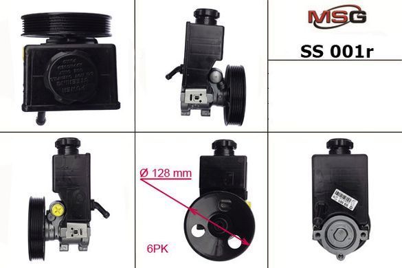 Насос ГУР SsangYong Actyon SS001R, SSangYong Actyon, SSangYong Kyron, SSangYong Rexton