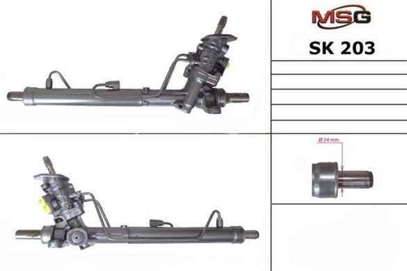 Рульова рейка з ГПК нова SEAT Cordoba 02-09 SK203, Seat CORDOBA 2002-2009, Skoda FABIA 1999-2008, VW POLO (9N_) 2001-2009