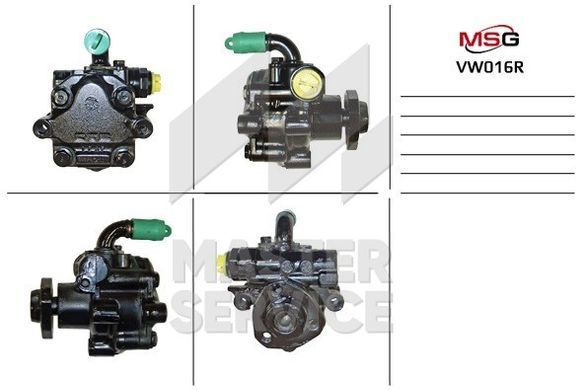 Насос ГПК відновлений AUDI A3 96-03 VW016R, Audi A3 1996-2003, Skoda OCTAVIA 1996-2010, Skoda OCTAVIA Combi 1998-2010