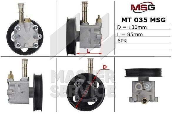Насос ГУР новый MITSUBISHI GALANT 06-,ECLIPSE 06-, Mitsubishi GALANT 2006-, Mitsubishi ECLIPSE 2006-