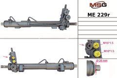 Рулевая рейка с ГУР восстановленная MERCEDES-BENZ M-CLASS (W163) 00-05 SERV, Mercedes-Benz M-CLASS 2000-2005